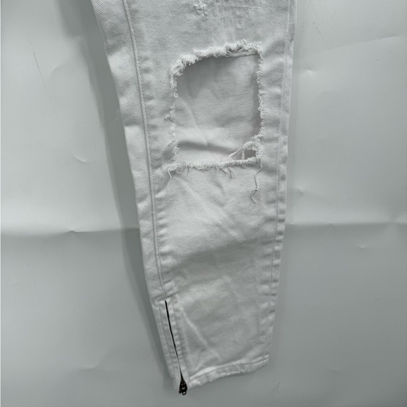 One Teaspoon White Beauty Freebirds Low Rise Rigid Skinny Leg Low Waist Jean 24 - Picture 4 of 16